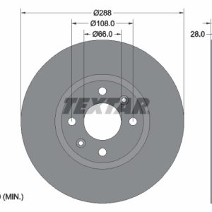 Disc frana TEXTAR 92107800 – CITROEN | AutoRival