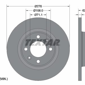 Disc frana TEXTAR 92107900 – CITROEN | AutoRival