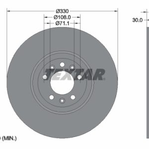 Disc frana TEXTAR 92129503 – CITROEN | AutoRival