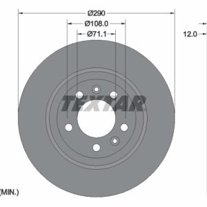 Disc frana TEXTAR 92129603 – CITROEN | AutoRival
