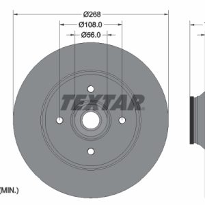 Disc frana TEXTAR 92168703 – CITROEN | AutoRival
