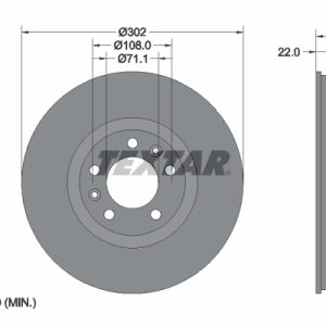 Disc frana TEXTAR 92197103 – CITROEN | AutoRival