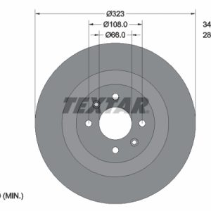 Disc frana TEXTAR 92267103 – CITROEN | AutoRival