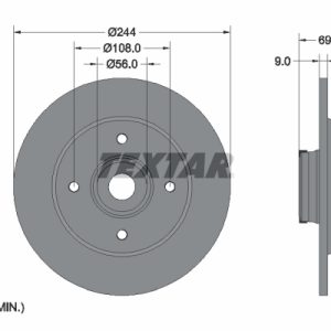 Disc frana TEXTAR 92305403 – CITROEN | AutoRival