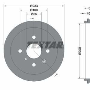 Tambur frana TEXTAR 94026500 – CITROEN | AutoRival