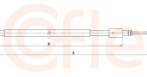 Cablu frana de parcare COFLE 1.CT004 – CITROEN | AutoRival