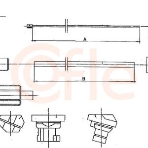 Cablu acceleratie COFLE 10.1171 – CITROEN | AutoRival