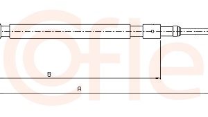 Cablu frana de parcare COFLE 10.4520 – CITROEN | AutoRival