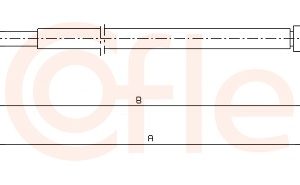 Cablu frana de parcare COFLE 10.4526 – CITROEN | AutoRival