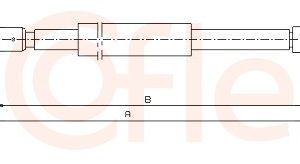 Cablu frana de parcare COFLE 10.4527 – CITROEN | AutoRival