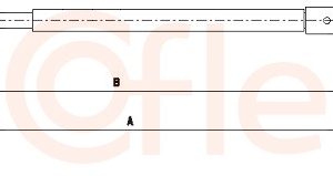 Cablu frana de parcare COFLE 10.4577 – CITROEN | AutoRival