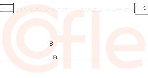 Cablu frana de parcare COFLE 10.4578 – CITROEN | AutoRival