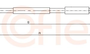 Cablu frana de parcare COFLE 10.4661 – CITROEN | AutoRival