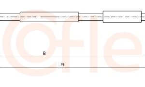 Cablu frana de parcare COFLE 10.4662 – CITROEN | AutoRival