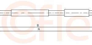 Cablu frana de parcare COFLE 10.4666 – CITROEN | AutoRival