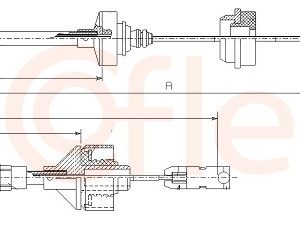 Cablu ambreiaj COFLE 11.2148 – CITROEN | AutoRival