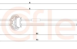 Cablu transmisie manuala COFLE 11.3281 – CITROEN | AutoRival