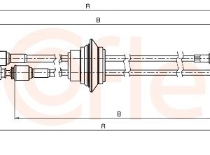 Cablu transmisie manuala COFLE 11.3293 – CITROEN | AutoRival