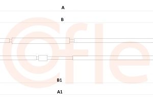 Cablu transmisie manuala COFLE 2CB.CT001 – CITROEN | AutoRival