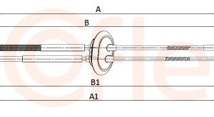 Cablu transmisie manuala COFLE 2CB.CT005 – CITROEN | AutoRival