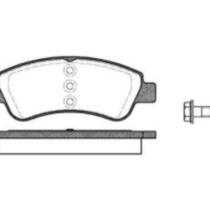 Set placute frana KRIEGER 0950006371 – CITROEN | AutoRival