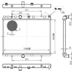 Radiator racire motor MTR 13054388 – CITROEN | AutoRival