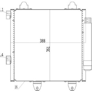 Condensator climatizare MTR 13054493 – CITROEN | AutoRival