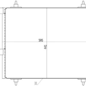 Condensator climatizare MTR 13054773 – CITROEN | AutoRival
