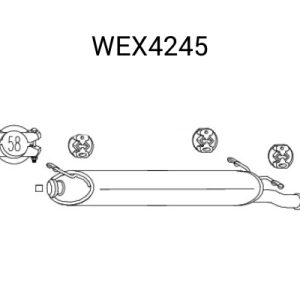 Toba esapament finala QWP WEX4245 – CITROEN | AutoRival