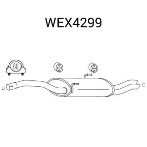 Toba esapament finala QWP WEX4299 – CITROEN | AutoRival