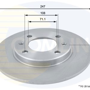 Disc frana COMLINE ADC1512 – CITROEN | AutoRival