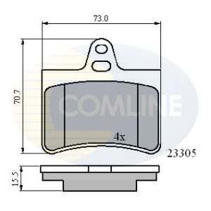 Set placute frana COMLINE CBP01122 – CITROEN | AutoRival