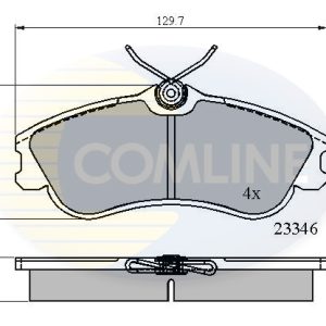 Set placute frana COMLINE CBP0892 – CITROEN | AutoRival