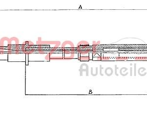 Cablu ambreiaj METZGER 10.339 – CITROEN | AutoRival