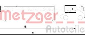 Cablu frana de parcare METZGER 10.4524 – CITROEN | AutoRival