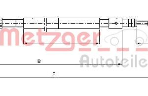 Cablu frana de parcare METZGER 10.4715 – CITROEN | AutoRival