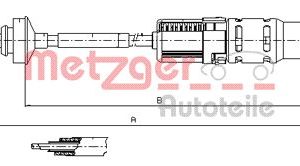 Cablu ambreiaj METZGER 11.2198 – CITROEN | AutoRival