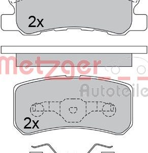 Set placute frana METZGER 1170323 – CITROEN | AutoRival