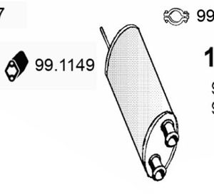 Toba esapamet intermediara ASSO 10.6013 – CITROEN | AutoRival