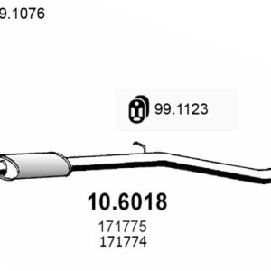 Toba esapamet intermediara ASSO 10.6018 – CITROEN | AutoRival