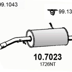 Toba esapament finala ASSO 10.7023 – CITROEN | AutoRival