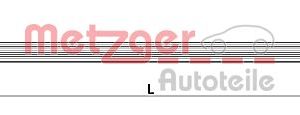 Furtun frana METZGER 4110228 – CITROEN | AutoRival