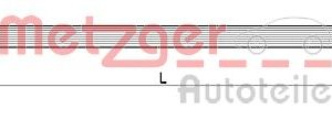 Furtun frana METZGER 4110897 – CITROEN | AutoRival