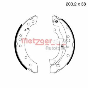 Set saboti frana METZGER MG 961 – CITROEN | AutoRival