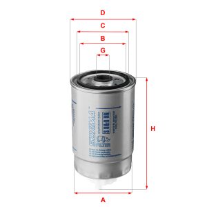 Filtru combustibil SOFIMA S 0H2O NR – CITROEN | AutoRival