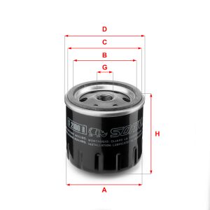 Filtru ulei SOFIMA S 2100 R – CITROEN | AutoRival