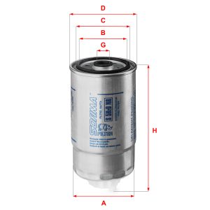 Filtru combustibil SOFIMA S 5H2O NR – CITROEN | AutoRival