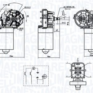 Motor stergator MAGNETI MARELLI 064370000010