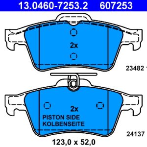 Set placute frana ATE 13.0460-7253.2 – CITROEN | AutoRival