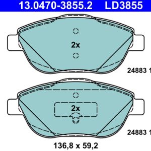 Set placute frana ATE 13.0470-3855.2 – CITROEN | AutoRival